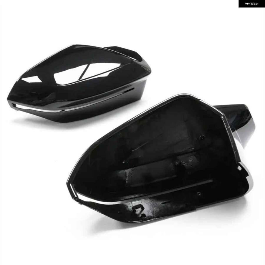 並行輸入品 LHD リアビュー サイドミラー カバー キャップ トリム グロス ブラック BMW I5 5シリーズ G60 G61 G68 M60 M5 G90 I7 7シリーズ G70 X3 G45 2_4