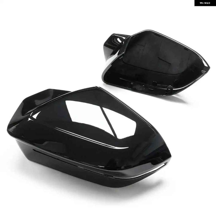 並行輸入品 LHD リアビュー サイドミラー カバー キャップ トリム グロス ブラック BMW I5 5シリーズ G60 G61 G68 M60 M5 G90 I7 7シリーズ G70 X3 G45 2_5