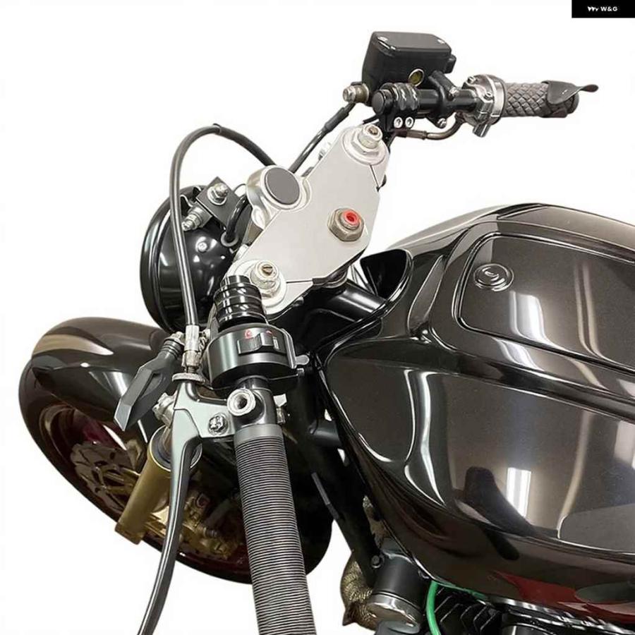 並行輸入品 オートバイ バイク ハンドルバー レーシング 調整可能 CNC クリップオン MV アグスタ F3 2014 2015 50MM クリップオンオン フォークの画像