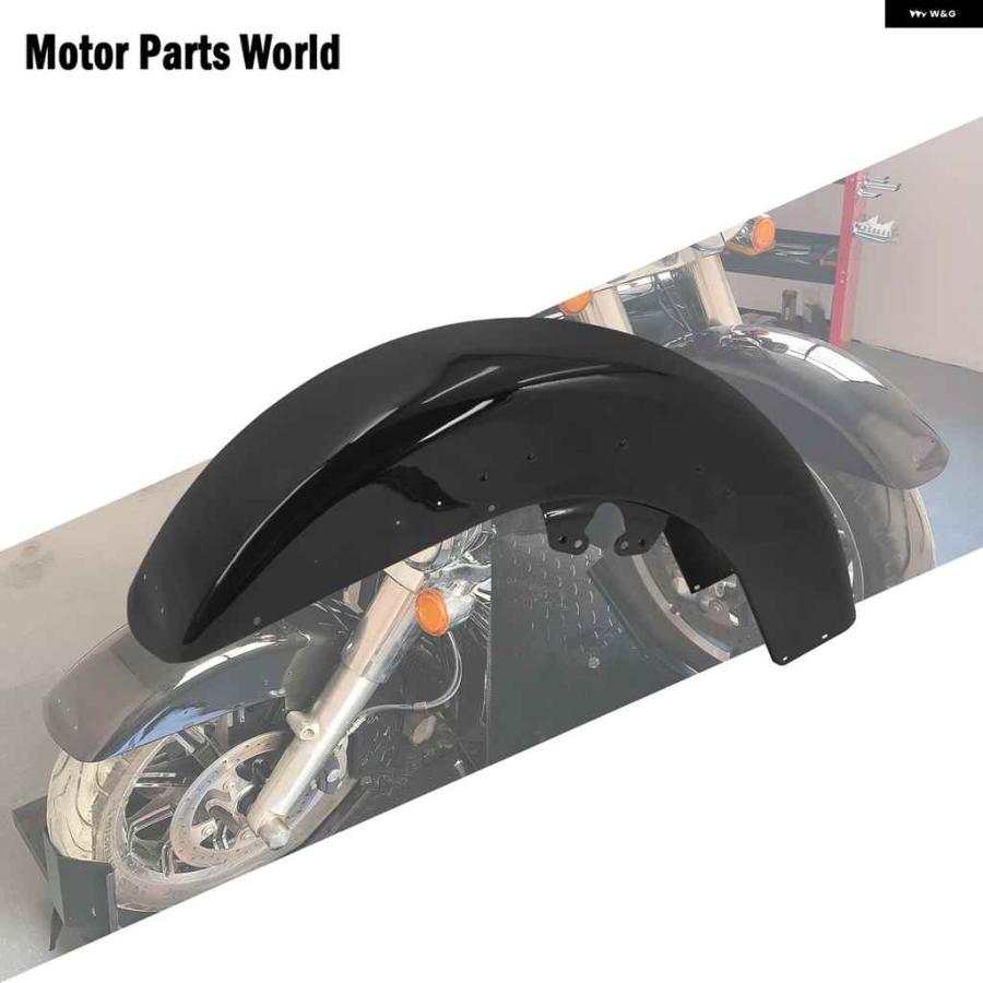 並行輸入品 オートバイ バイク 17インチ フロントフェンダー マッドガード フェアリング ホイール ラップ ハーレー ツーリング ロードキング トライ エレ_2