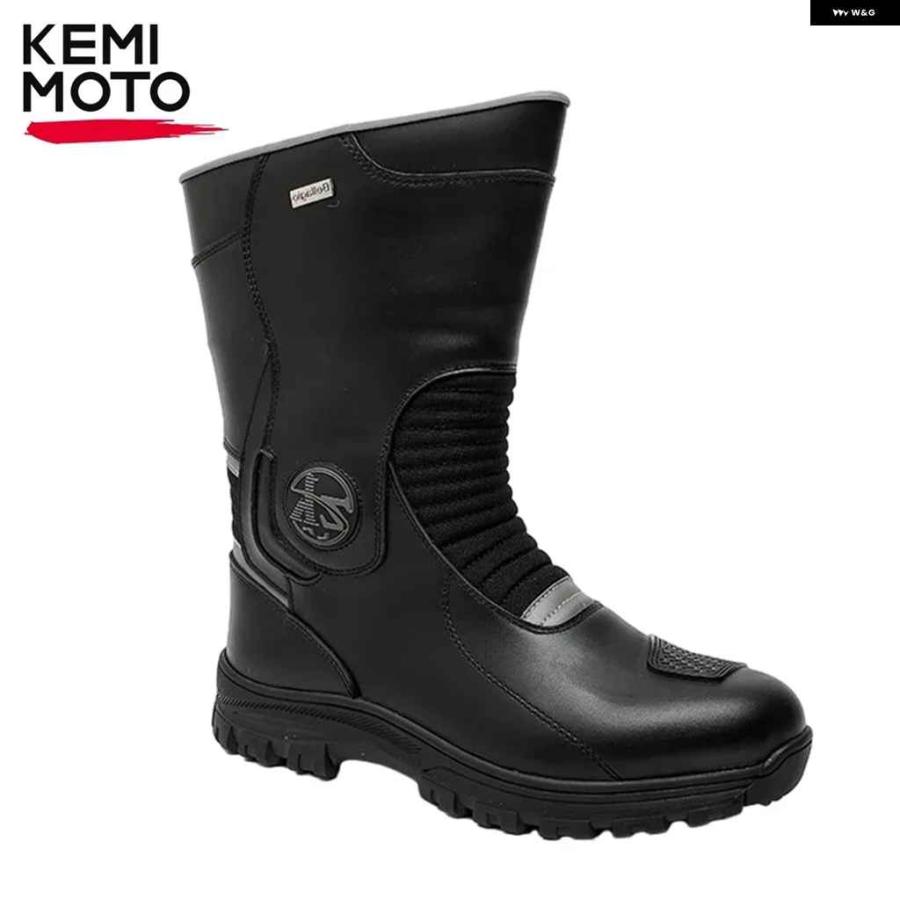 並行輸入品 ライディング ハイトップ ブーツ メンズ ブラック オフロード レーシングシューズ ライダー モーターサイクリスト 装備 通気性 ソフト
