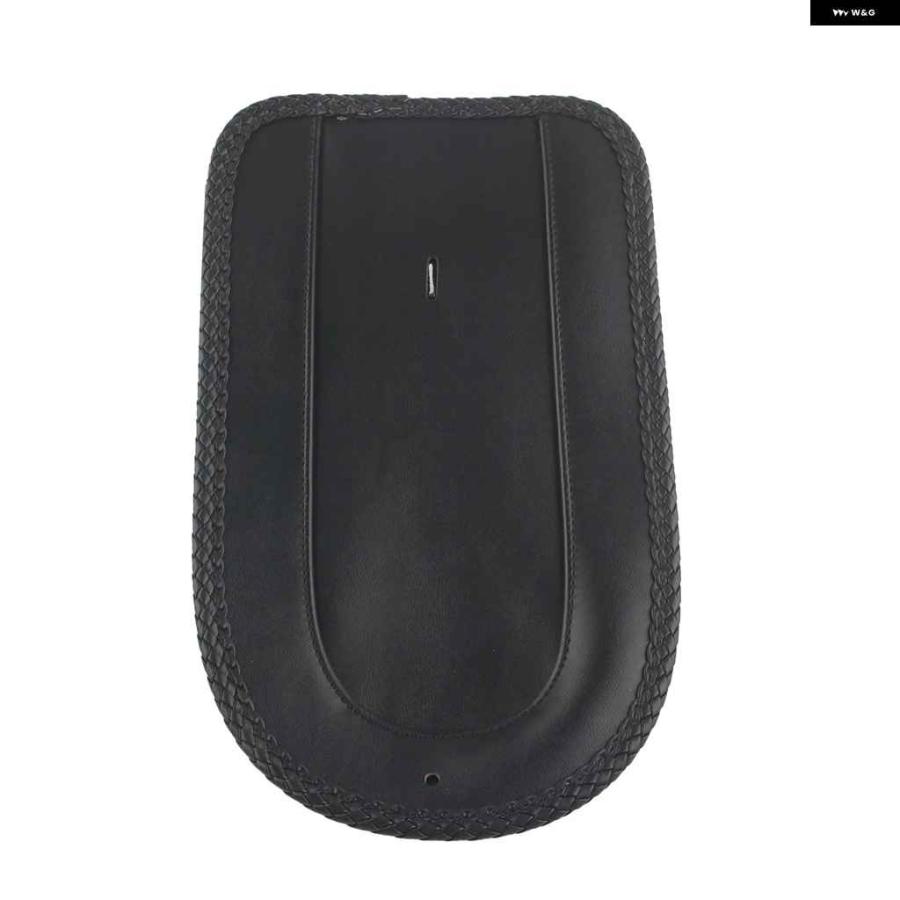 並行輸入品オートバイ バイク リアフェンダービブ ブラックレザー パッド ハーレー ダビッドソン FXST 2006-2010 FLSTF/B 07-17の画像