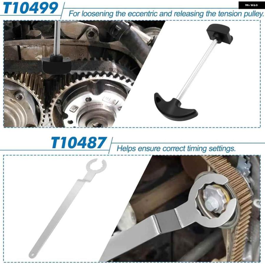 並行輸入品タイミングベルトツール EA211 VW ゴルフ 7 MK7 VII ジェッタ 12 14 TSI TGI ガソリン エンジン ...
