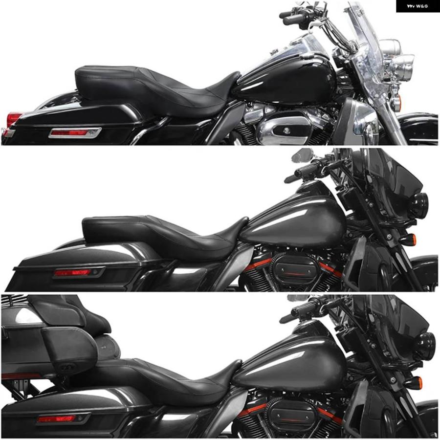 ハーレーシート 並行輸入品オートバイ ライダーとパッセンジャーシート ハーレー
