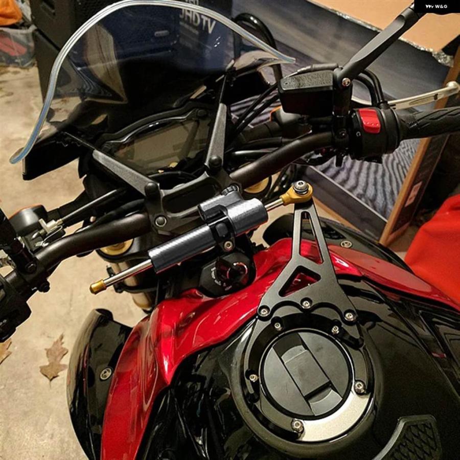 並行輸入品スズキ GSX-S1000GT GSX-S1000GT 2022-2023 オートバイ ステアリングスタビリティ ダンパー マウント ブラケット キット_4