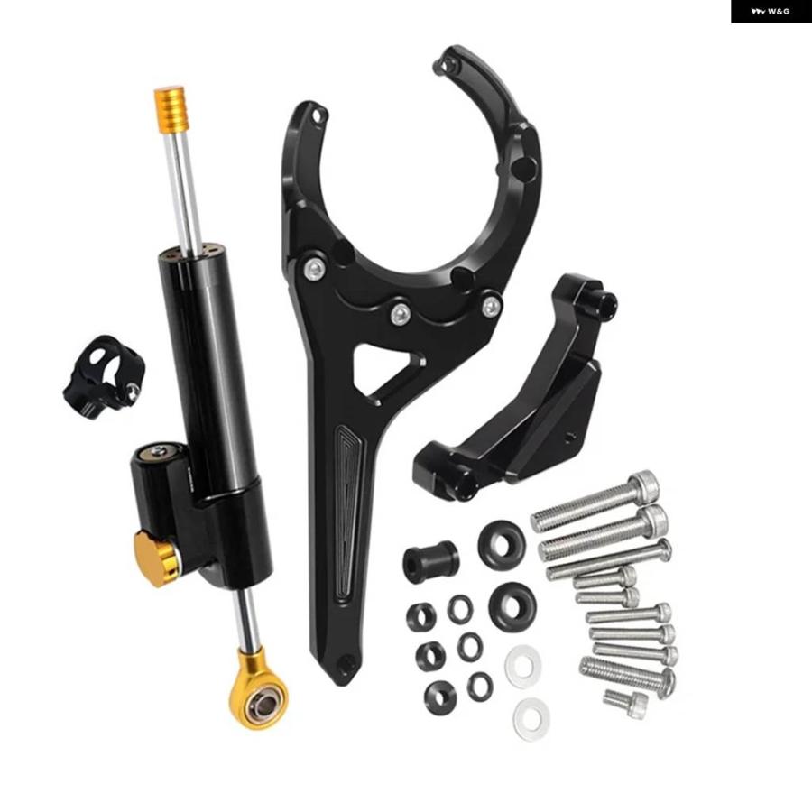 並行輸入品スズキ GSX-S1000GT GSX-S1000GT 2022-2023 オートバイ ステアリングスタビリティ ダンパー マウント ブラケット キット_5