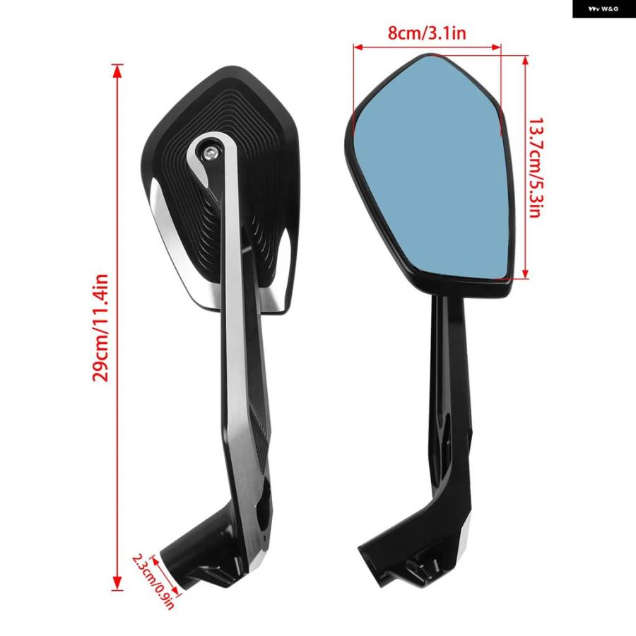 並行輸入品BMW F750GS F850GS G310GS F800R F900R F900XR R1200GS LC R1300GS R1250GS ADV CNC リアビュー サイドミラー バックミラー_4