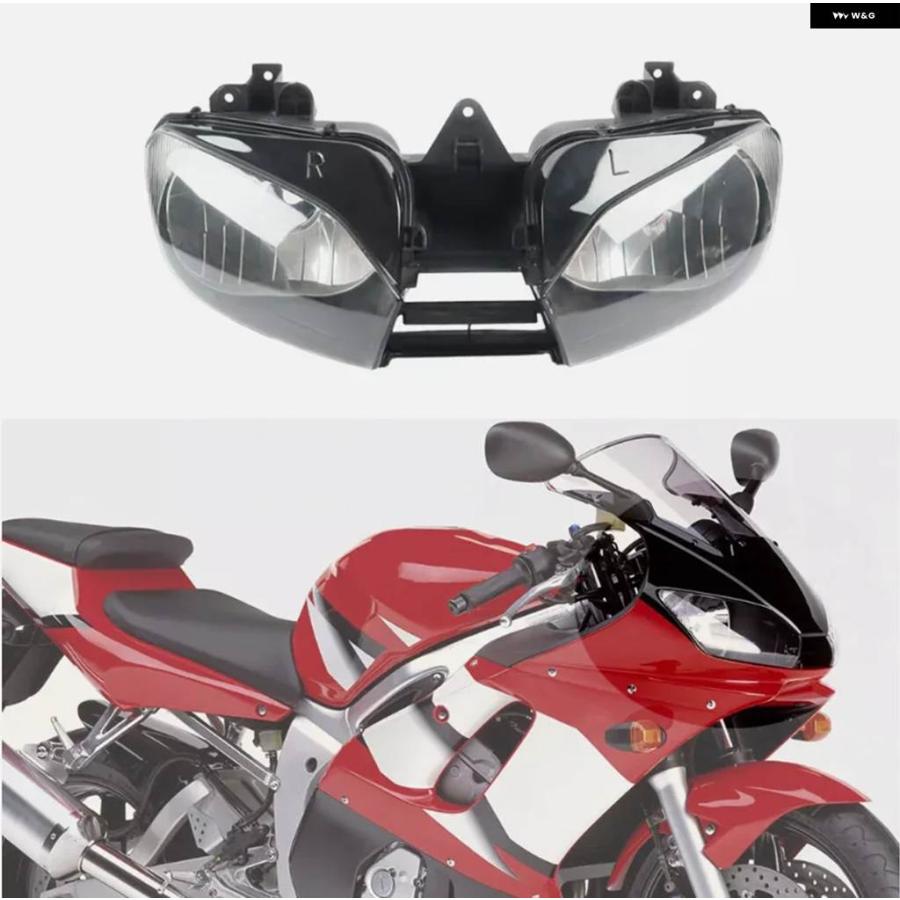 並行輸入品オートバイ フロント ヘッドライト アセンブリ ヘッドランプ ライト ユニット ヤマハ YZFR6 YZF-R6 YZF 600 1999-2002 2000 2001_1
