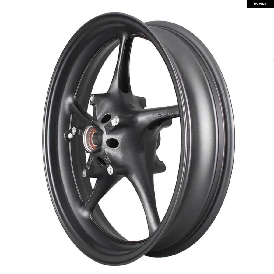 並行輸入品アルミ バイク フロントホイールリム ヤマハ 2003-11 S 2006-2009 ダークグレーの画像