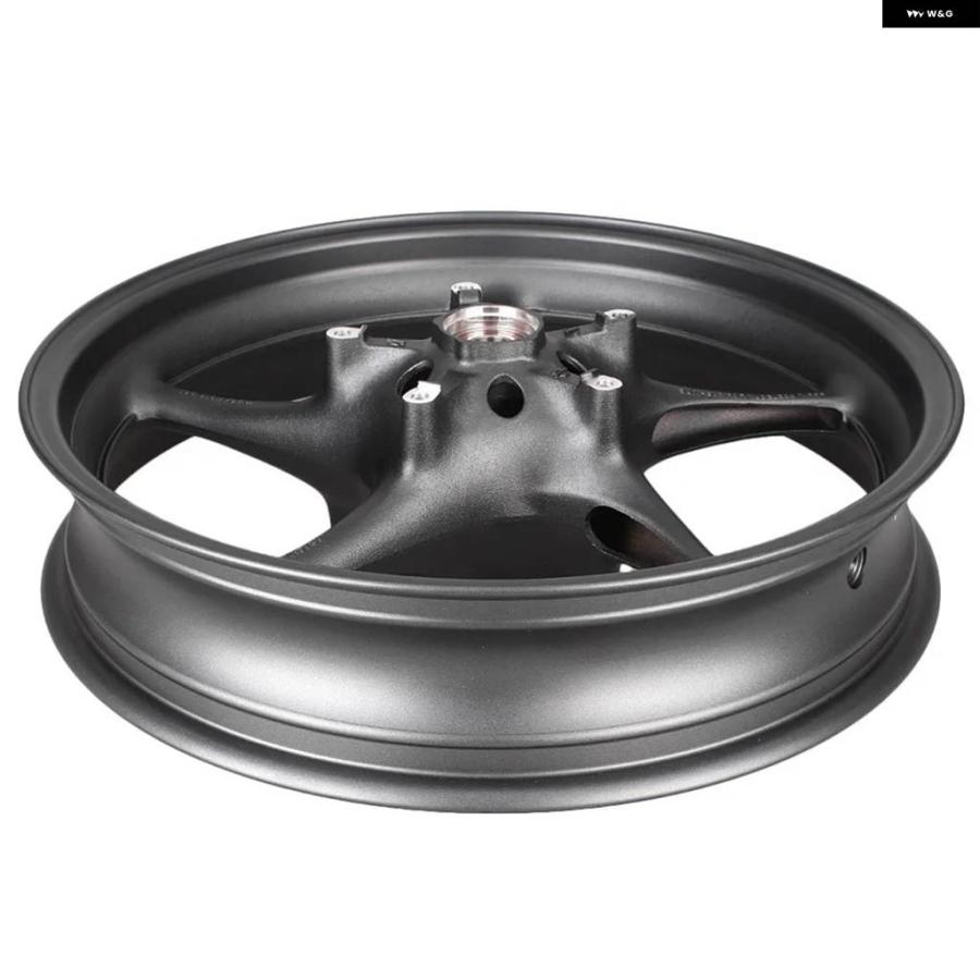 並行輸入品アルミ バイク フロントホイールリム ヤマハ 2003-11 S 2006-2009 ダークグレーの画像