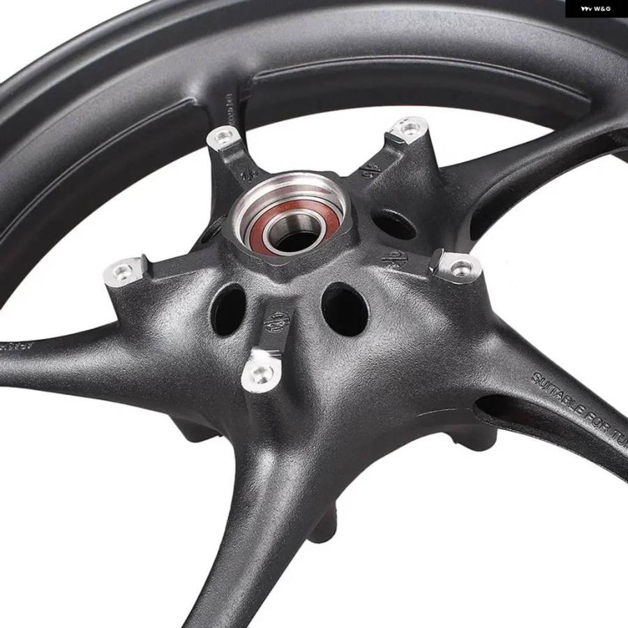 並行輸入品アルミ バイク フロントホイールリム ヤマハ 2003-11 S 2006-2009 ダークグレーの画像