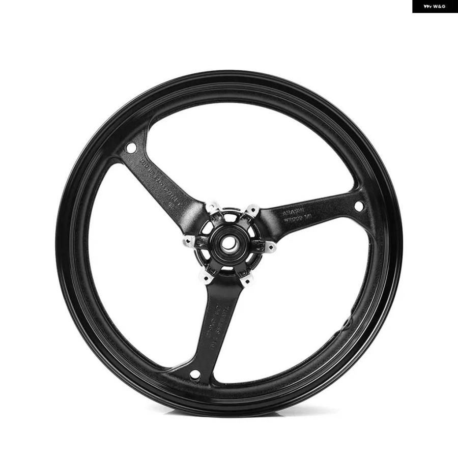 並行輸入品ブラック オートバイ フロントホイールリム ホンダ CBR600RR 2007-12 合金の画像