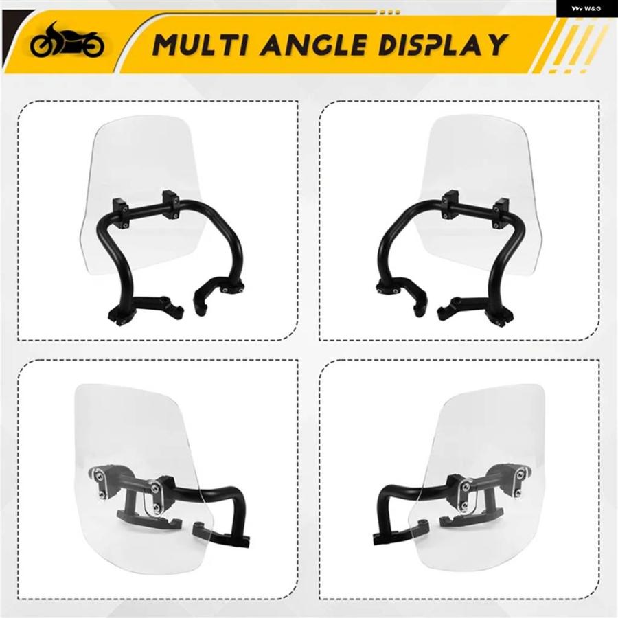 並行輸入品オートバイ フロントガラス デフレクター ホンダ CRF250L/S CRF300L 2021-2022 ウインドシールドレンズ_5