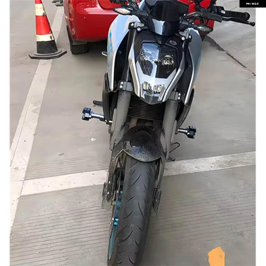 並行輸入品落下防止 バンパー CFMOTO NK150 250NK フレーム プロテクター CNC スライダー バイク 落下防止_3