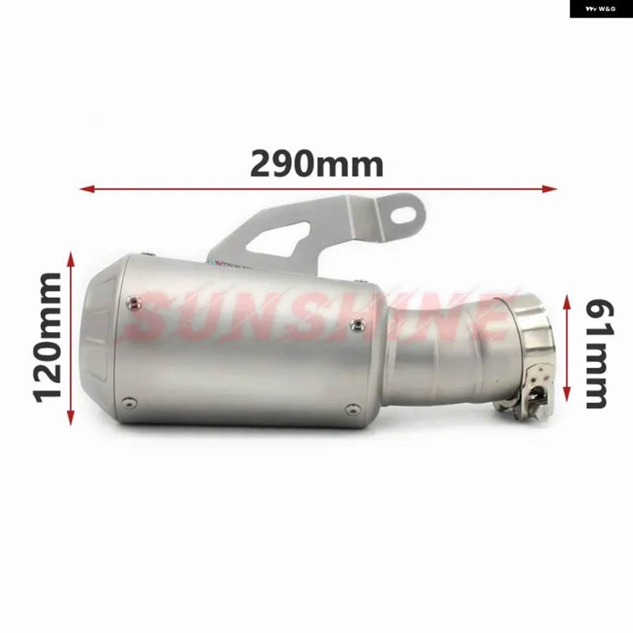 並行輸入品 S1000RR 2019-2023 S1000R 2021-2023 排気 システム オートバイ マフラー モトクロス チップ エスケープ モトレーシング 61MM スリップオン_4