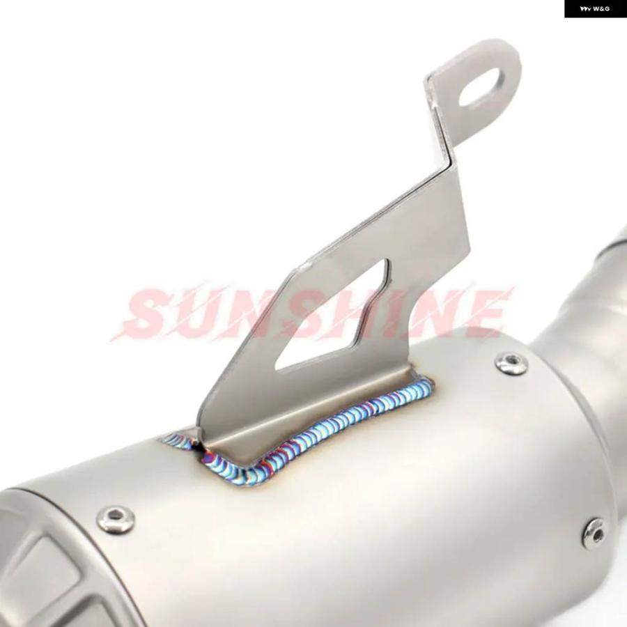 並行輸入品 S1000RR 2019-2023 S1000R 2021-2023 排気 システム オートバイ マフラー モトクロス チップ エスケープ モトレーシング 61MM スリップオン_7