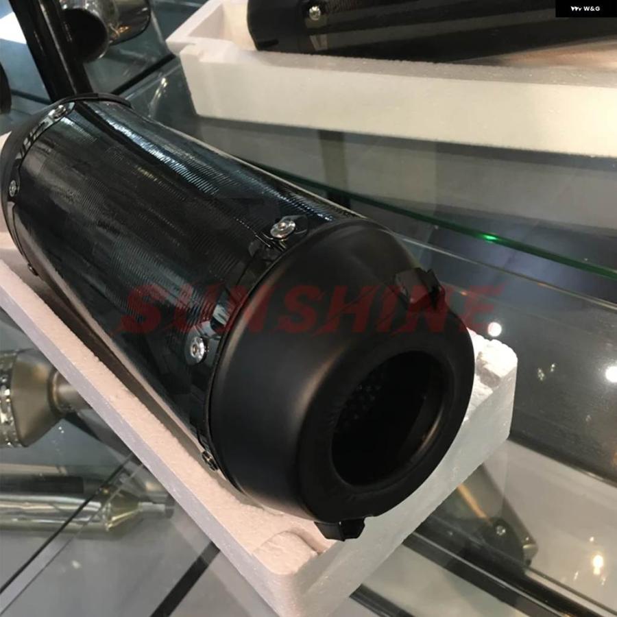 並行輸入品 51MM 汎用 オートバイ 排気レーシング パイプ マフラー モトクロス カーボン TWO BROTHER Z250 MT09 Z400 MT07 Z900