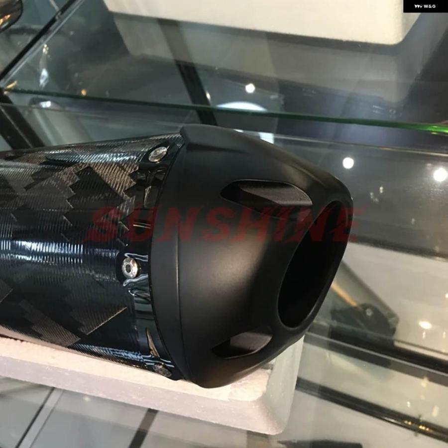 並行輸入品 51MM 汎用 オートバイ 排気レーシング パイプ マフラー モトクロス カーボン TWO BROTHER Z250 MT09 Z400 MT07 Z900