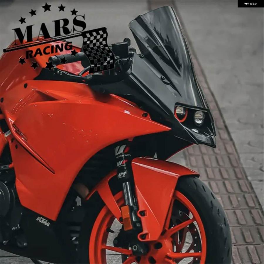 並行輸入品 RC390 RC250 RC200 RC125 2014 -2017 - 23 オートバイ 風防 アルミキット デフレクター_4