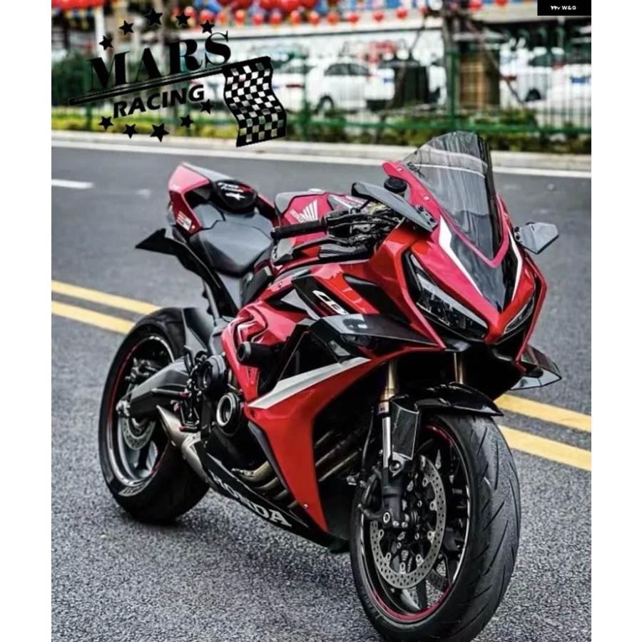 並行輸入品 ホンダ CBR650R CBR650R 2019-2022 2023 アクセサリー バイク フロントライト カウル サイド ウィングレット ウィンドフィン スポイラー トリ_7