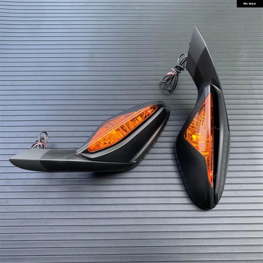 並行輸入品 MV AGUSTA F3 800/675 2013-2020 サイドミラー インジケーター 付き オートバイ アクセサリー リアビューミラー ウィンカー_2