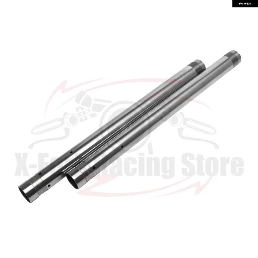 並行輸入品フロントインナー フォーク チューブ パイプ シルバーペア ヤマハ TZR250 3MA 1990 3MA-23120-10-00 39X492MMフロントブレーキサスペンション_2