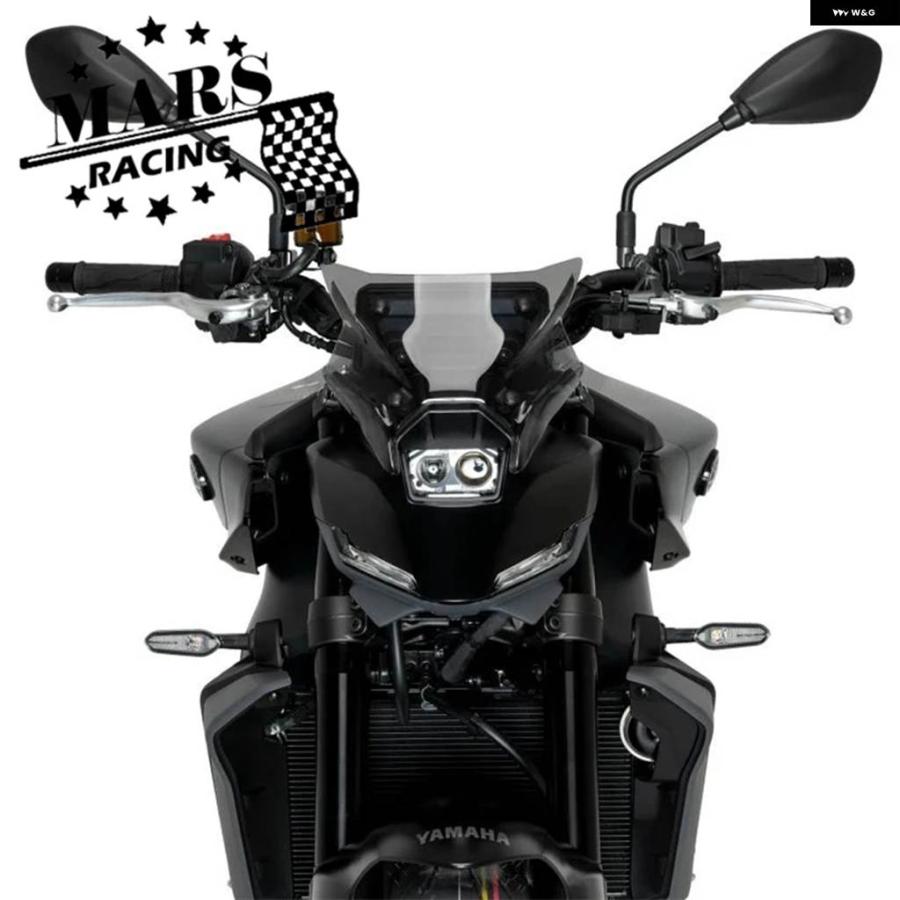 並行輸入品 バイク スポーツ ウインドシールド スクリーン キット デフレクター シュラウド シールドガード MT-09 Y-AMT MT09 SPの画像