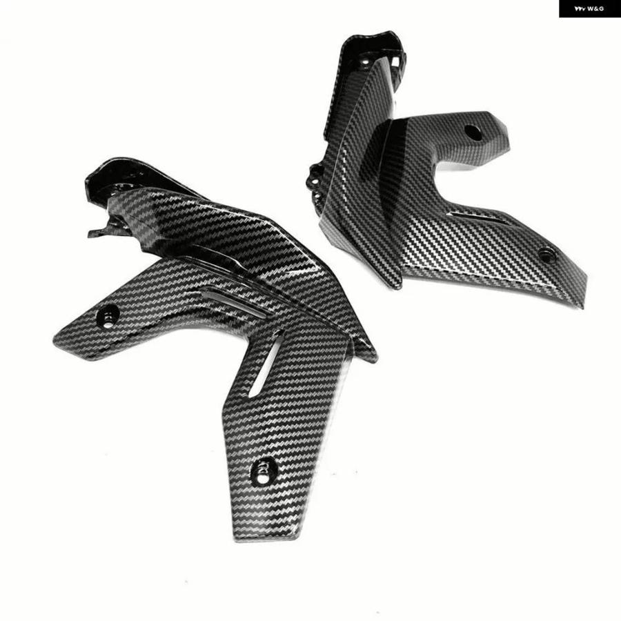 並行輸入品 ABSカーボンパターン パネル カワサキ Z650 Z 650 2017-2022 サイド ラジエーター カバー フレーム フェアリング_1