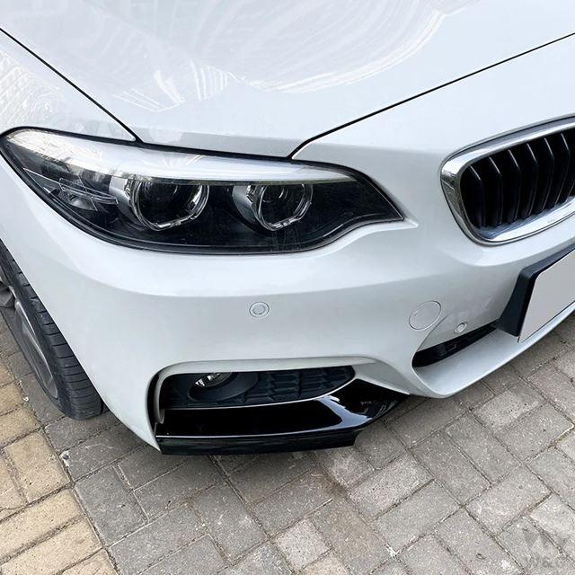 Bmw 2シリーズ f22 f23 m235i m240i 218i 218d 220i 220i 225i 228i 230i m-sport 2014用フロントファイバースプリッターディフューザー-2021｜ectmmstore｜07