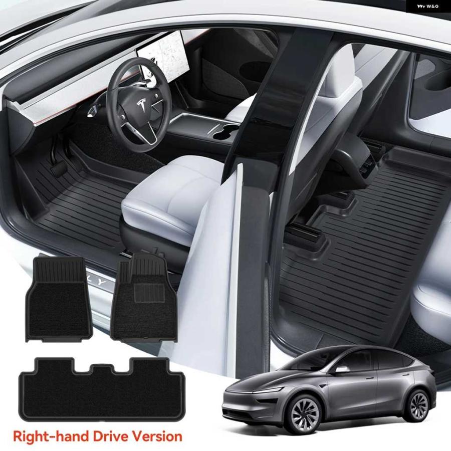 並行輸入品YZ テスラ フロアマット モデルY ジュニパー 2025 右