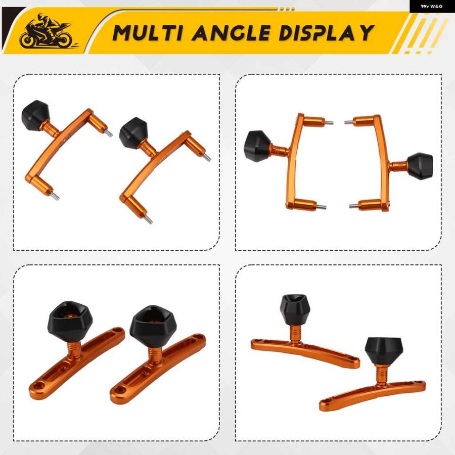 並行輸入品オートバイ アクセサリー 1390 SUPERDUKE R 2024 1290 SUPER DUKE R 2020-2023 フレーム クラッシュ スライダー パッド_5
