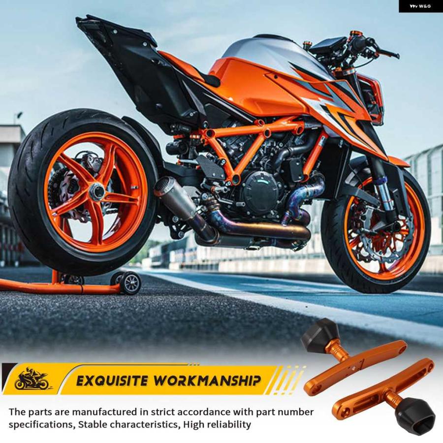 並行輸入品オートバイ アクセサリー 1390 SUPERDUKE R 2024 1290 SUPER DUKE R 2020-2023 フレーム クラッシュ スライダー パッド_6