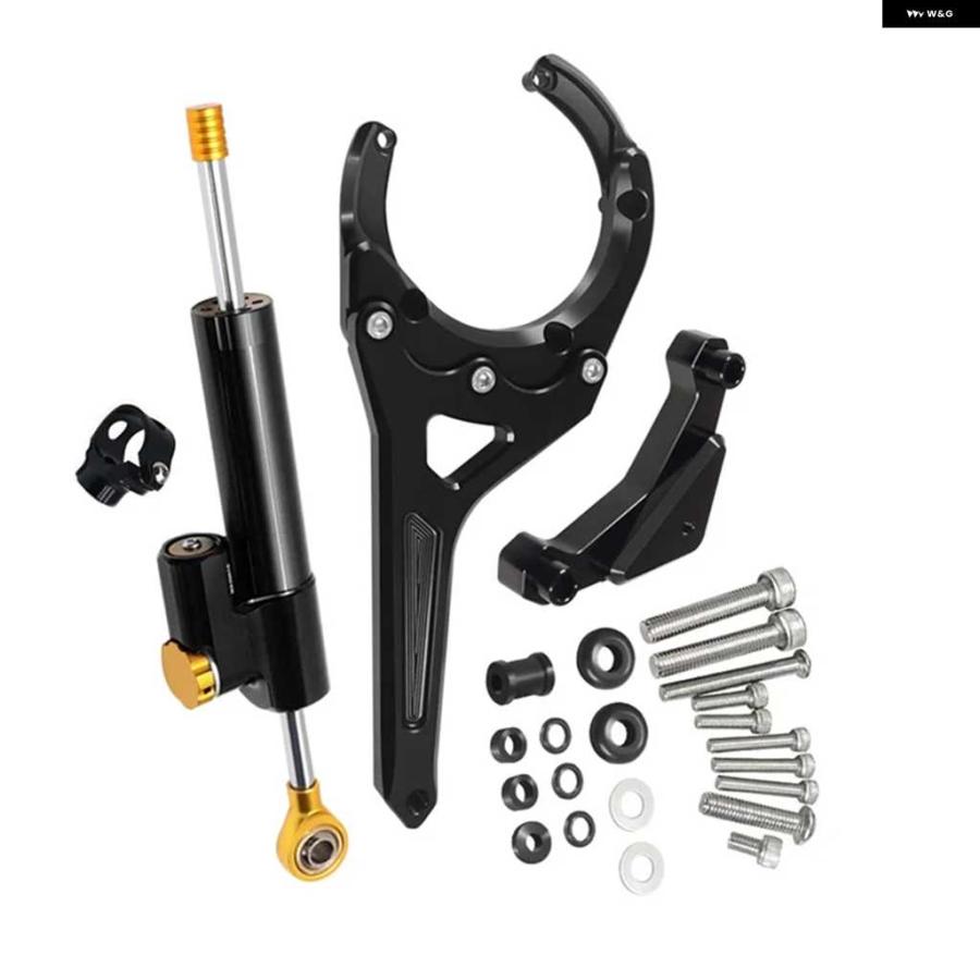 並行輸入品スズキ GSX-S1000GT GSX S1000GT 2022-2023 オートバイ スタビライズステアリング ダンパー マウント ブラケット キット_4