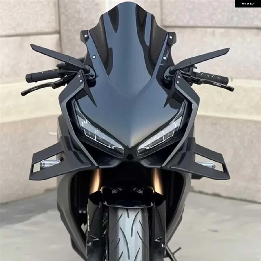 並行輸入品フロントスポイラー ウィングレット オートバイ アクセサリー ホンダ CBR650R 2019-2023 フロントビークスポイラー_5