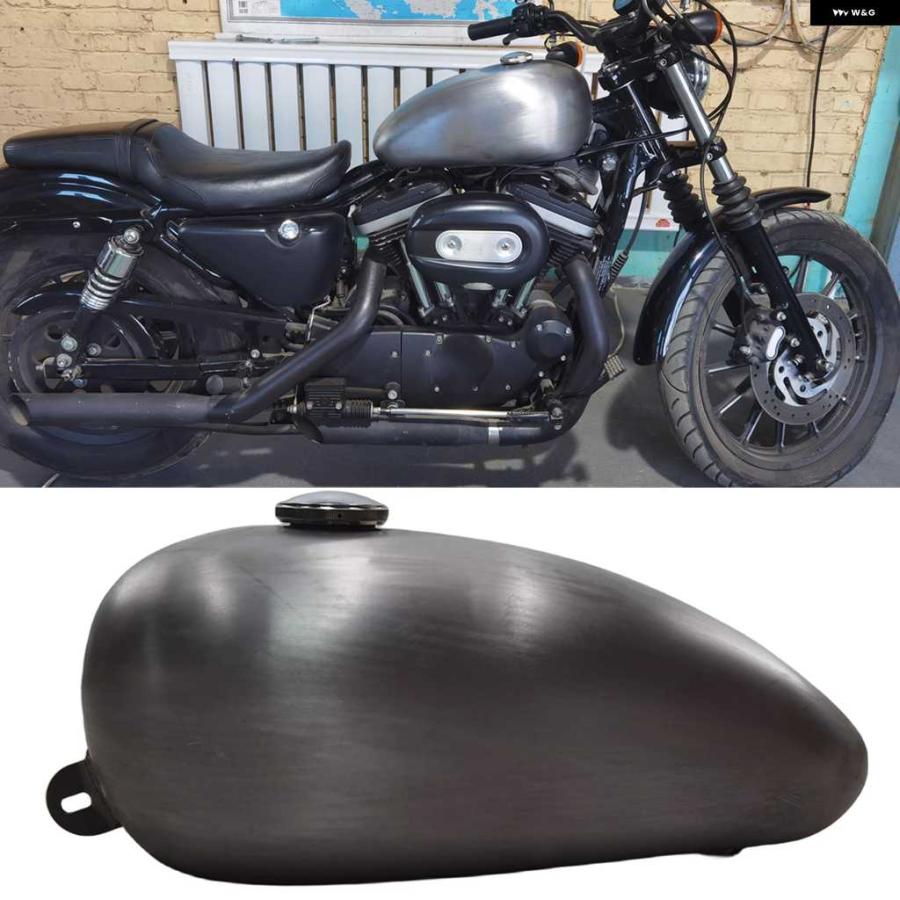 並行輸入品ハーレー スポーツスター XL1200 883 1995-2003 10L オートバイ ガソリン 燃料タンク_1