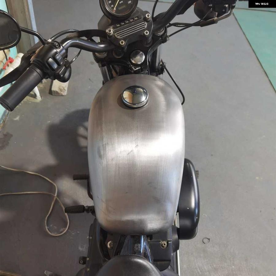 並行輸入品ハーレー スポーツスター XL1200 883 1995-2003 10L オートバイ ガソリン 燃料タンク_5