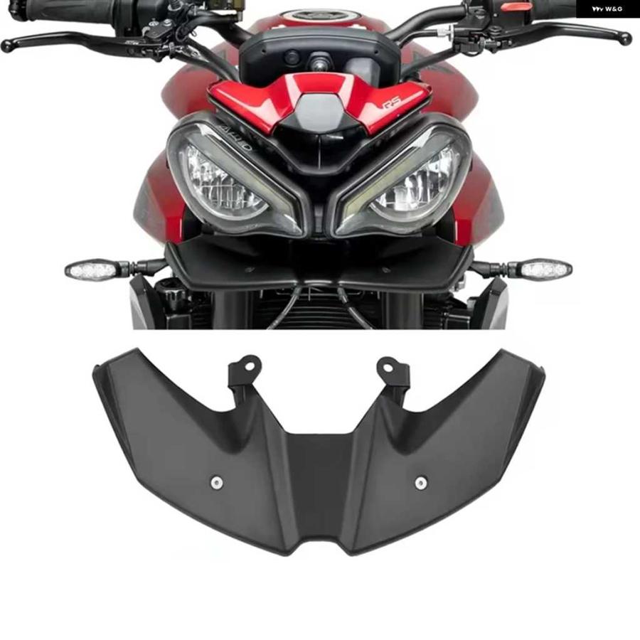 並行輸入品フロント オートバイ バイク スポイラー ウィング デフレクター ダウンフォース ストリート トリプル 765R 765 R STREET TRIPLE 765RS_4