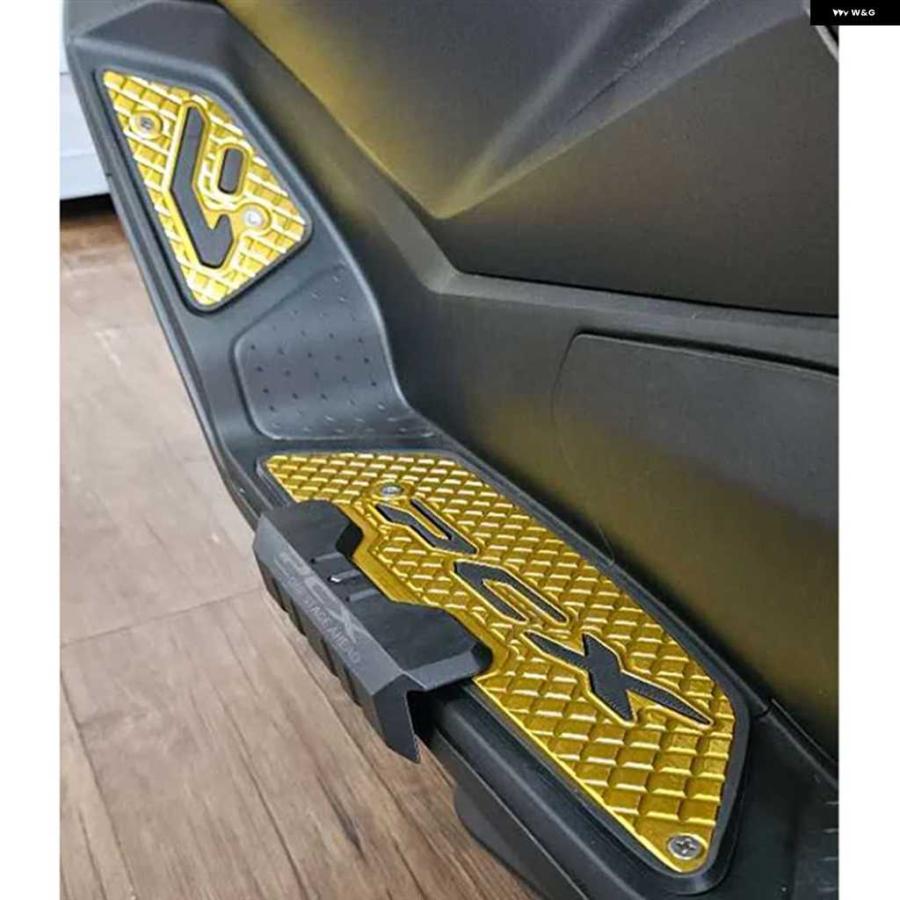 並行輸入品スキッドプルーフ フットレスト ペダル 2025 ホンダ PC X160PC X125 オートバイ バイク 合金 フット パッド ブラック_3
