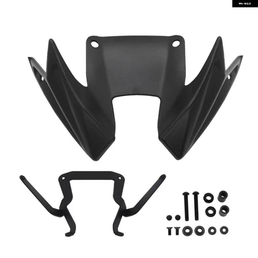 並行輸入品オートバイ バイクフロントウィングスポイラー ダウンフォース ウィングレット エアロダイナミック フェアリング ホンダ CB500 ホーネット 20の画像
