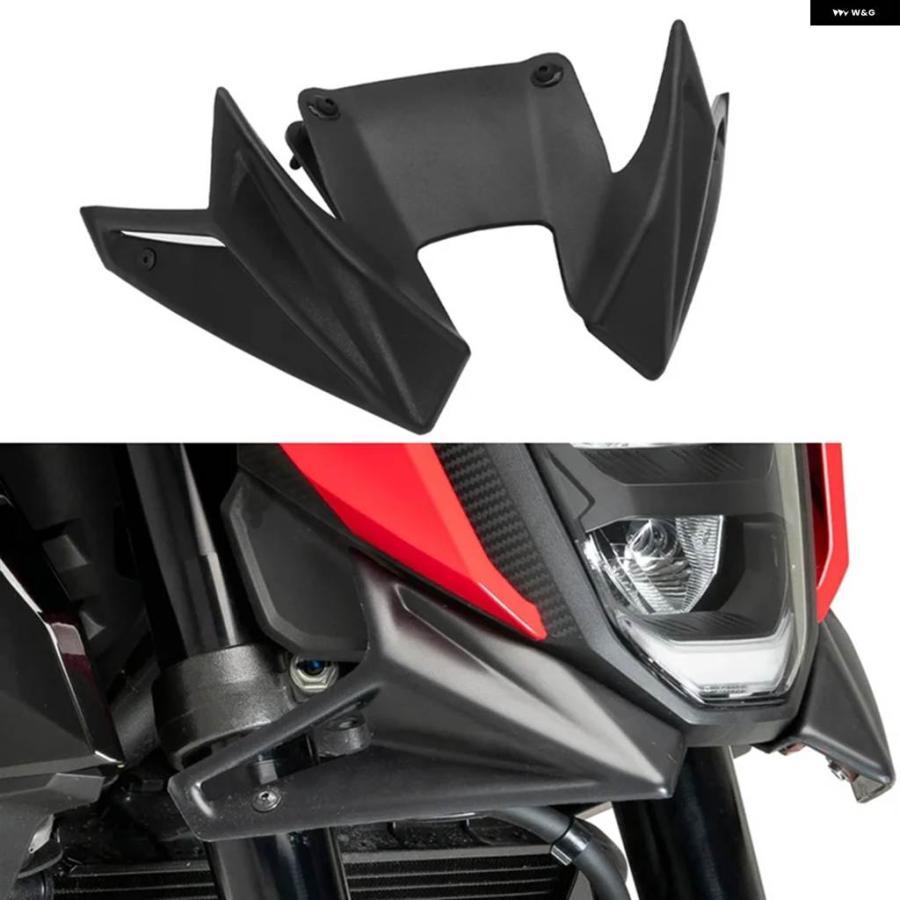 並行輸入品オートバイ バイクフロントウィングスポイラー ダウンフォース ウィングレット エアロダイナミック フェアリング ホンダ CB500 ホーネット 20の画像