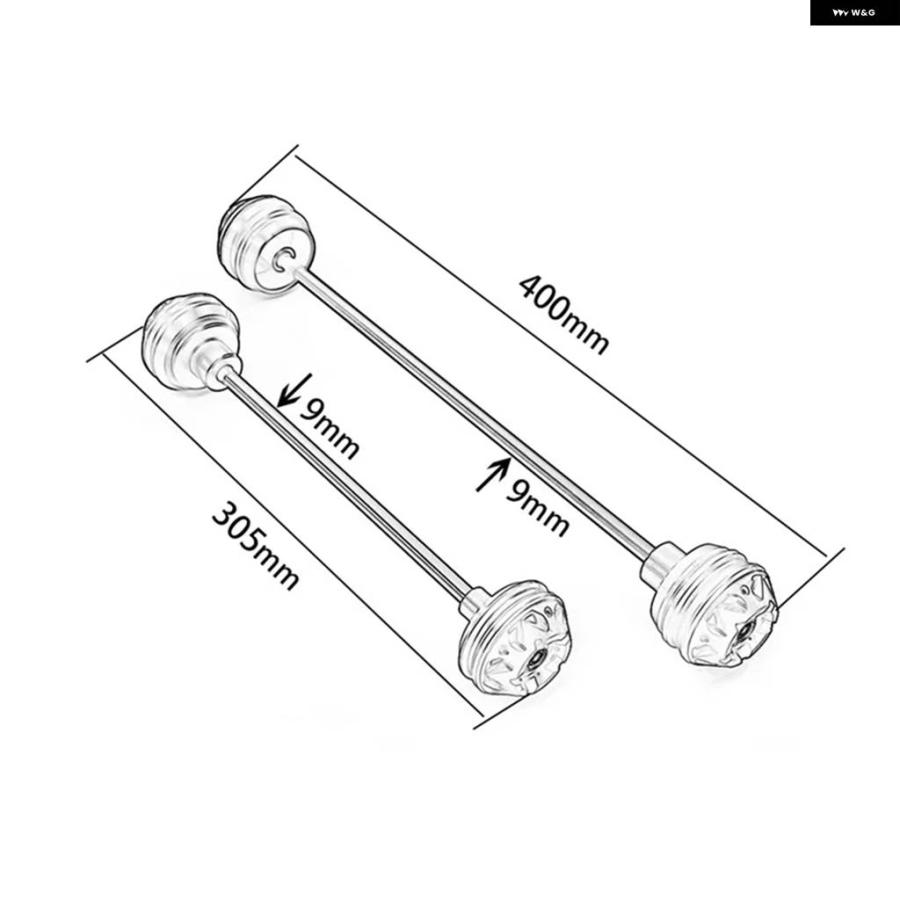ブランド登録なし - 並行輸入品2X 自動二輪車 自動二輪車 向こう正面後押し ホイールロッドアクスルキット 向こう正面後押し ホイールロッドアクスルキット 落っこちる押しとどめる立ちはだかる A