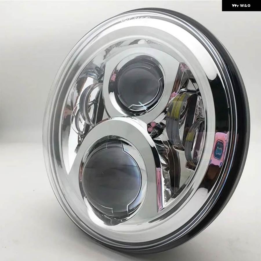並行輸入品ホンダ ヘッドライト 7インチ LED バイク ヘッドランプ DRL HALO 72W ラウンドLED ホンダ CB 400 CB 1300 ホンダ ホーネット_5