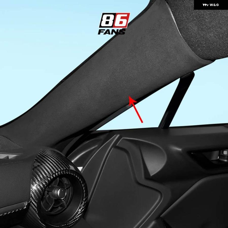 並行輸入品GR86 BRZ 2022 2023 アクセサリー A ピラー トリム カバー