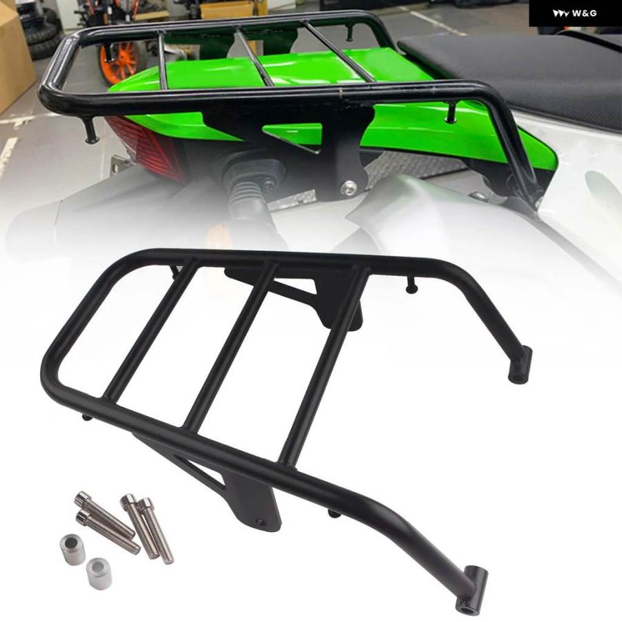 並行輸入品カワサキ KLX 230/R 2020-2022 バイク リアラゲッジラック ブラケット カーゴラック サポート シェルフ ホルダーの画像