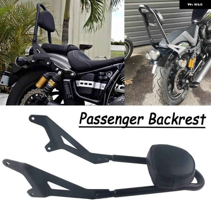 並行輸入品バイク リアパッセンジャー シーシーバー バックレスト パッド キャリア ヤマハ ボルト XV XVS 950 R-SPEC XV950 XVS950 2014-2017_2