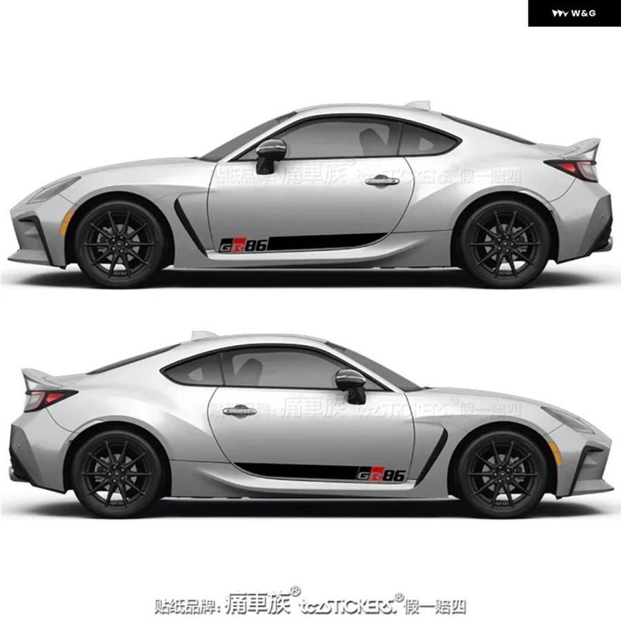 並行輸入品車ビニール ステッカー トヨタ GR86 BRZ FRS ボディ 外装