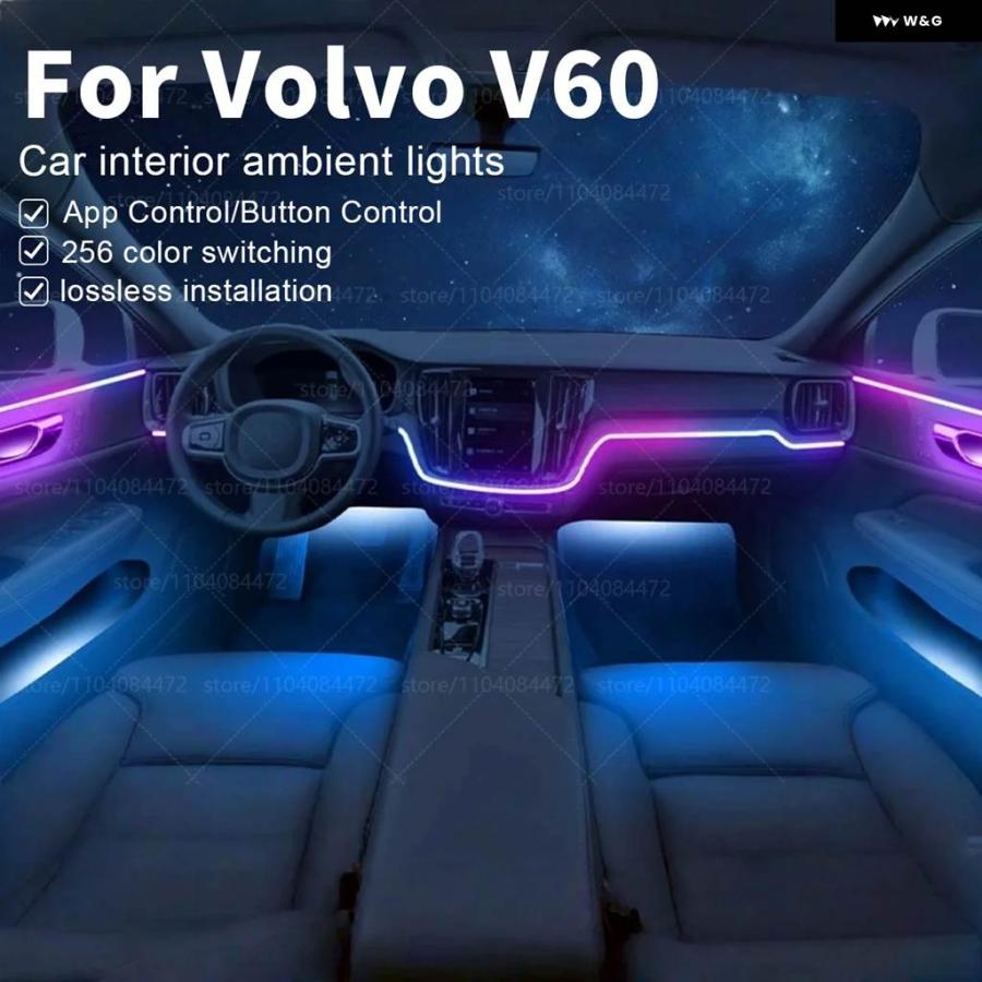 並行輸入品ボルボ V60 SPA 22IN1 RGB 車内アクリル車内 アンビエント