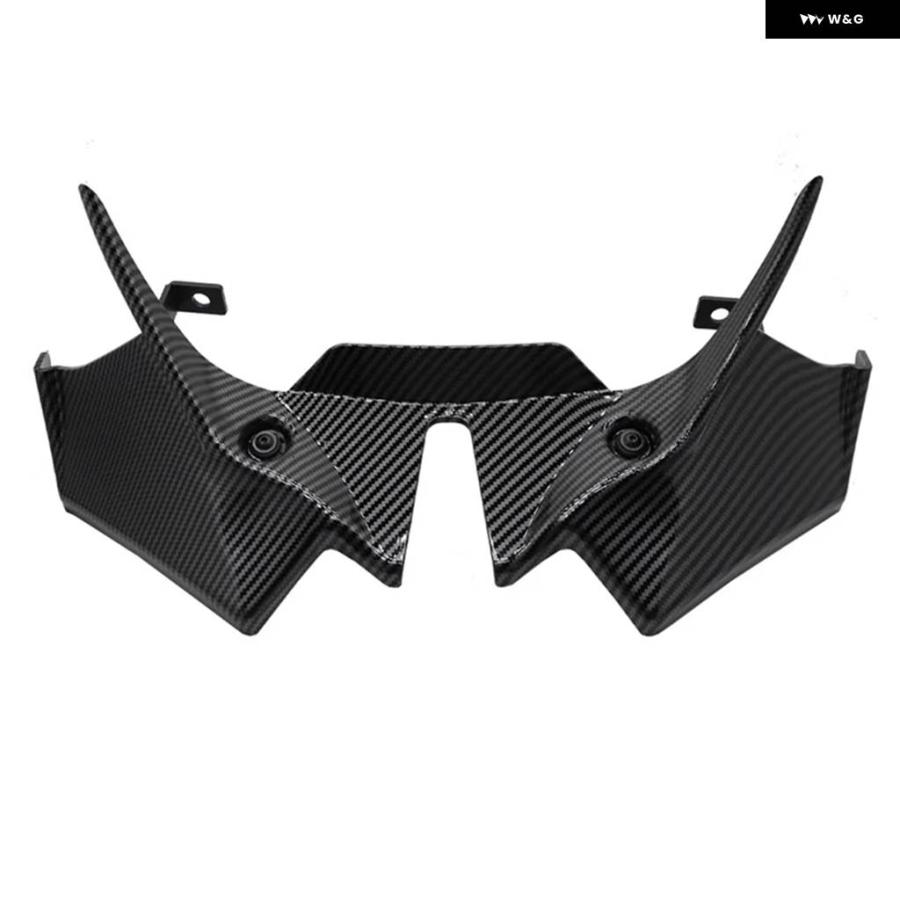 並行輸入品フロントスポイラー ウィングレット フェアリング カワサキ Z650 Z 650 2020-2024 オートバイ エアロダイナミックダウンフォースデフレクターの画像