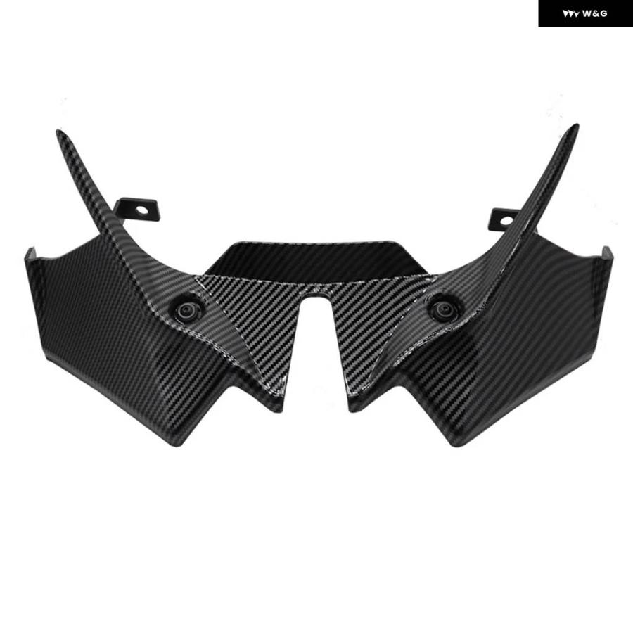 並行輸入品フロントスポイラー ウィングレット フェアリング カワサキ Z650 Z 650 2020-2024 オートバイ エアロダイナミックダウンフォースデフレクターの画像