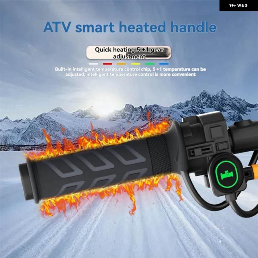 並行輸入品ATV スペシャル ウィンター ヒーティング ハンドル メモリ 全モールド対応車 ウィンター バイク ATV ハンドルの画像